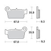Placute frana MOTO-MASTER MM BRAKEPAD 094511 Placute frana MOTO-MASTER MM BRAKEPAD 094511 thumb