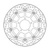 Disc frana MOTO-MASTER BRAKE ROTOR FLOAT ROUND 5 KLZ 1000 ABS