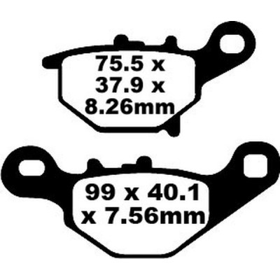Placute frana EBC CARBON TT DIRT FA401TT