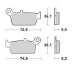 Placute frana MOTO-MASTER MM BRAKEPAD 091812 Placute frana MOTO-MASTER MM BRAKEPAD 091812 thumb