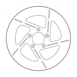 Disc frana MOTO-MASTER BRAKE ROTOR FIX ROUND RIGHT Harley Davidson XL 883 R 10-13