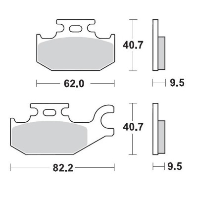 Placute frana MOTO-MASTER MM BRAKEPAD BOMBARDIER