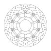 Disc frana MOTO-MASTER HALO FRONT DISC TRIUMPH STREET TRIPLE 675 Disc frana MOTO-MASTER HALO FRONT DISC TRIUMPH STREET TRIPLE 675 thumb