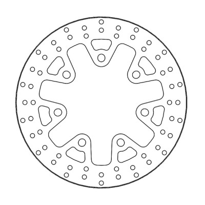 Disc frana MOTO-MASTER BRAKE ROTOR FIX ROUND L/R Harley Davidson FLHTKSE 1923 ABS 21
