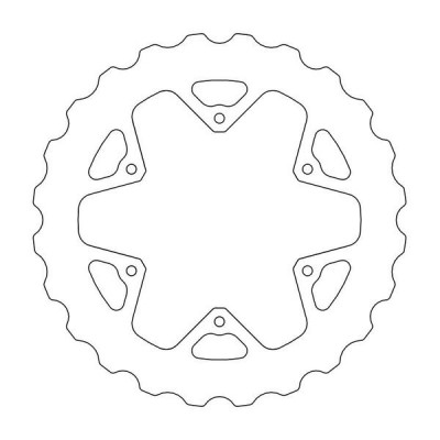 Disc de frana MOTO-MASTER BRAKE ROTOR FIX WAVE MUD FANTIC XE 125 23