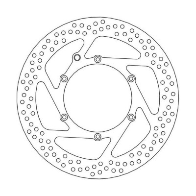 Disc frana MOTO-MASTER BRAKE ROTOR FIX ROUND L/R KTM ADVENTURE 640 R 07