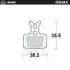 Placute frana MOTO-MASTER BRAKE PAD ORGANIC