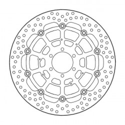 Disc frana MOTO-MASTER BRAKE ROTOR FLOAT ROUND LEFT