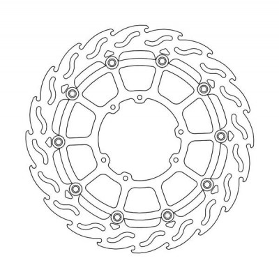 Disc frana MOTO-MASTER BRAKE ROTOR FLOAT FLAME SUMO HONDA CRF 450 RWE
