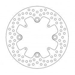 Disc frana MOTO-MASTER BRAKE ROTOR FIX ROUND L/R HONDA	CB 300 F 17