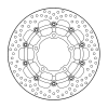Disc frana fata MOTO-MASTER BRAKE DISC FLOAT HONDA CB 650 R ABS 21-23
