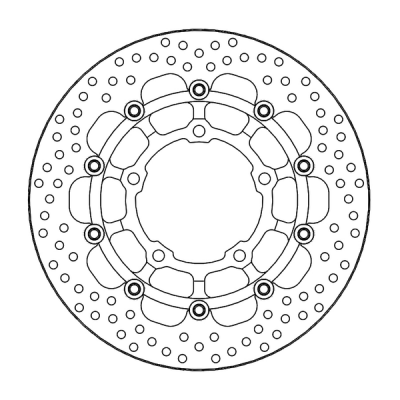 Disc frana fata MOTO-MASTER BRAKE DISC FLOAT HONDA CB 650 R ABS 21-23