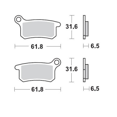 Placute frana MOTO-MASTER MM BRAKEPAD 094611