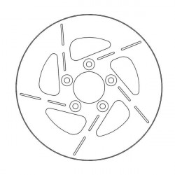 Disc frana MOTO-MASTER BRAKE ROTOR FIX ROUND LEFT Harley Davidson XL 883 N 22
