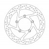 Disc frana MOTO-MASTER BRAKE ROTOR FIX ROUND LEFT