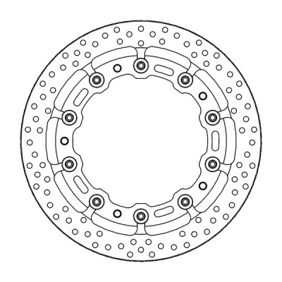 Disc frana fata MOTO-MASTER BRAKE DISC FLOAT HALO PRO BMW R NINE T ABS 23
