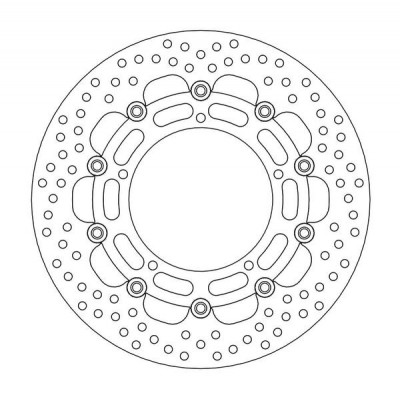 Disc frana MOTO-MASTER BRAKE ROTOR FLOAT ROUND 5.