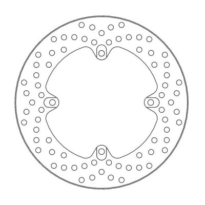 Disc frana spate MOTO-MASTER BRAKE DISC FIX HALO REAR HONDA CBR 1000 RR-R ABS 20-22