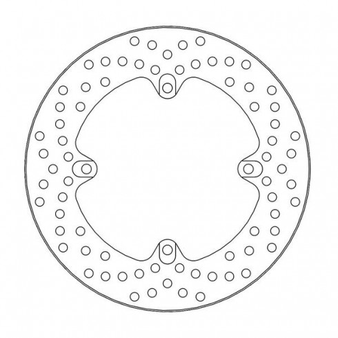 Disc frana spate MOTO-MASTER BRAKE DISC FIX HALO REAR HONDA CBR 1000 RR-R ABS 20-22 Disc frana spate MOTO-MASTER BRAKE DISC FIX HALO REAR HONDA CBR 1000 RR-R ABS 20-22