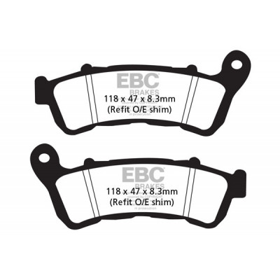 Placute frana EBC EPFA SIN EXT PRO EPFA388HH Placute frana EBC EPFA SIN EXT PRO EPFA388HH