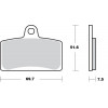 Placute frana MOTO-MASTER BRAKE PAD CERAMIC BLATA ENDURO 125 23