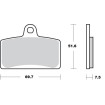 Placute frana MOTO-MASTER BRAKE PAD CERAMIC BLATA ENDURO 125 23 Placute frana MOTO-MASTER BRAKE PAD CERAMIC BLATA ENDURO 125 23 thumb