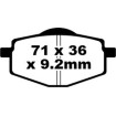 Placute fana EBC BRAKE PAD CARBON TT DIRT Placute fana EBC BRAKE PAD CARBON TT DIRT thumb