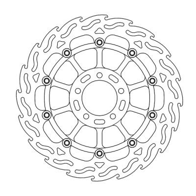 Disc frana fata MOTO-MASTER BRAKE DISC R FLAME FR L DUCATI MULTISTRADA V4 1200 ABS 22-23