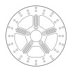 Disc frana MOTO-MASTER BRAKE ROTOR FIX ROUND L/R Harley Davidson FXLRS 1923 ABS 22-23 Disc frana MOTO-MASTER BRAKE ROTOR FIX ROUND L/R Harley Davidson FXLRS 1923 ABS 22-23 thumb