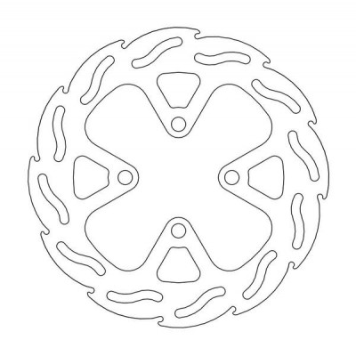 Disc frana MOTO-MASTER BRAKE ROTOR FIX FLAME LEFT HONDA	PCX 125 ABS 22