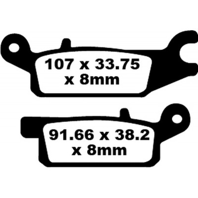 Placute frana EBC CARBON TT DIRT FA443TT