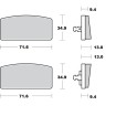 Placute frana MOTO-MASTER BRAKE PAD CERAMIC BMW R 80 /7S 80 Placute frana MOTO-MASTER BRAKE PAD CERAMIC BMW R 80 /7S 80 thumb