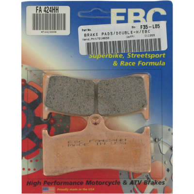 Placute frana EBC SINTERED HH FA424HH Placute frana EBC SINTERED HH FA424HH