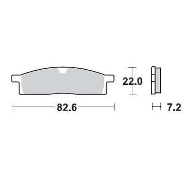 Placute frana MOTO-MASTER MM BRAKEPAD 091211.