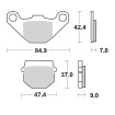 Placute frana MOTO-MASTER MM BRAKEPAD POLARIS PHOENIX 200 2X4 Placute frana MOTO-MASTER MM BRAKEPAD POLARIS PHOENIX 200 2X4 thumb