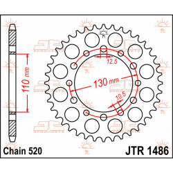Pinion spate JTR1486.44