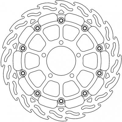 Disc frana fata MOTO-MASTER BRAKE DISC FLAME FR R SBK