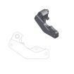 Suport pentru relocarea etrierului de frână original MOTO-MASTER  OVS ADAPTER YAM thumb