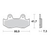 Placute frana MOTO-MASTER MM BRAKEPAD HONDA Placute frana MOTO-MASTER MM BRAKEPAD HONDA thumb