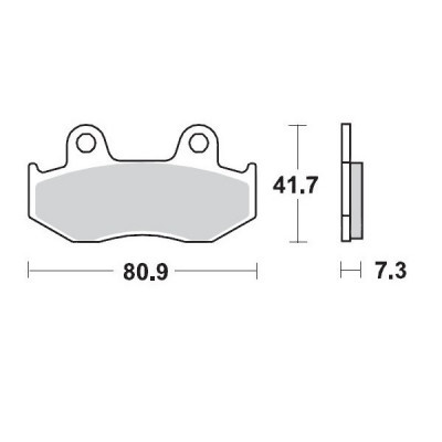 Placute frana MOTO-MASTER MM BRAKEPAD HONDA