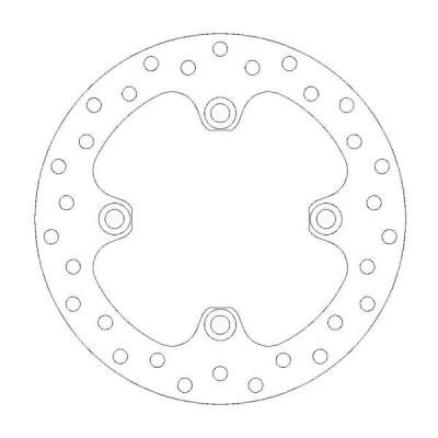 Disc frana MOTO-MASTER REAR DISC ROUND YFM 700 4X4 23
