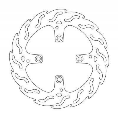 Disc frana MOTO-MASTER BRAKE ROTOR FIX FLAME LEFT DUCATI	STREETFIGHTER 1100 S 13