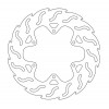 Disc frana MOTO-MASTER BRAKE ROTOR FIX FLAME RIGHT PIAGGIO MP3 400 ABS 23