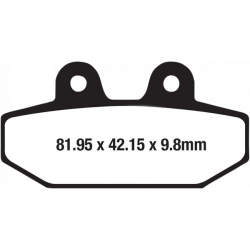 Placute frana EBC FA710V