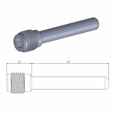 Piesă pentru suspensie MOTO-MASTER BRAKE CALIPER PIN KAWASAKI KLX 650 R 01