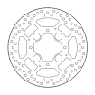 Disc frana MOTO-MASTER BRAKE ROTOR FIX ROUND HONDA	VFR 800 X ABS 20 thumb