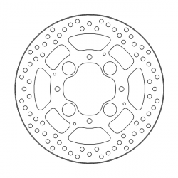 Disc frana MOTO-MASTER BRAKE ROTOR FIX ROUND HONDA VFR 800 X ABS 20 Disc frana MOTO-MASTER BRAKE ROTOR FIX ROUND HONDA VFR 800 X ABS 20