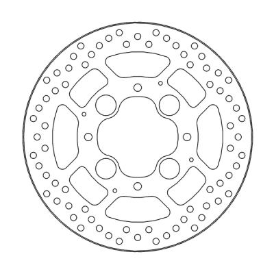 Disc frana MOTO-MASTER BRAKE ROTOR FIX ROUND HONDA	VFR 800 X ABS 20