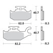 Placute frana MOTO-MASTER MM BRAKEPAD SUZUKI / Placute frana MOTO-MASTER MM BRAKEPAD SUZUKI / thumb