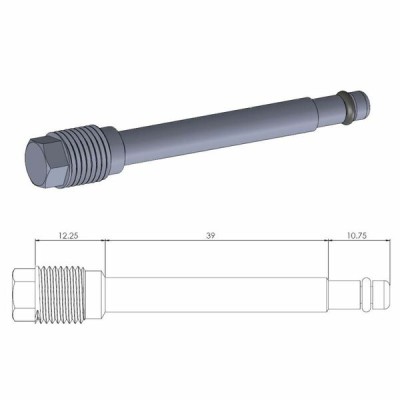 Piesă pentru suspensie  MOTO-MASTER BRAKE CALIPER PIN SUZUKI RM-Z 450 23